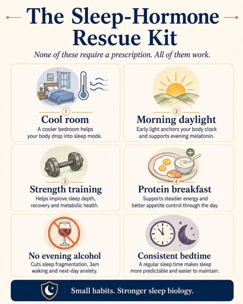 Boost your sleep hormones